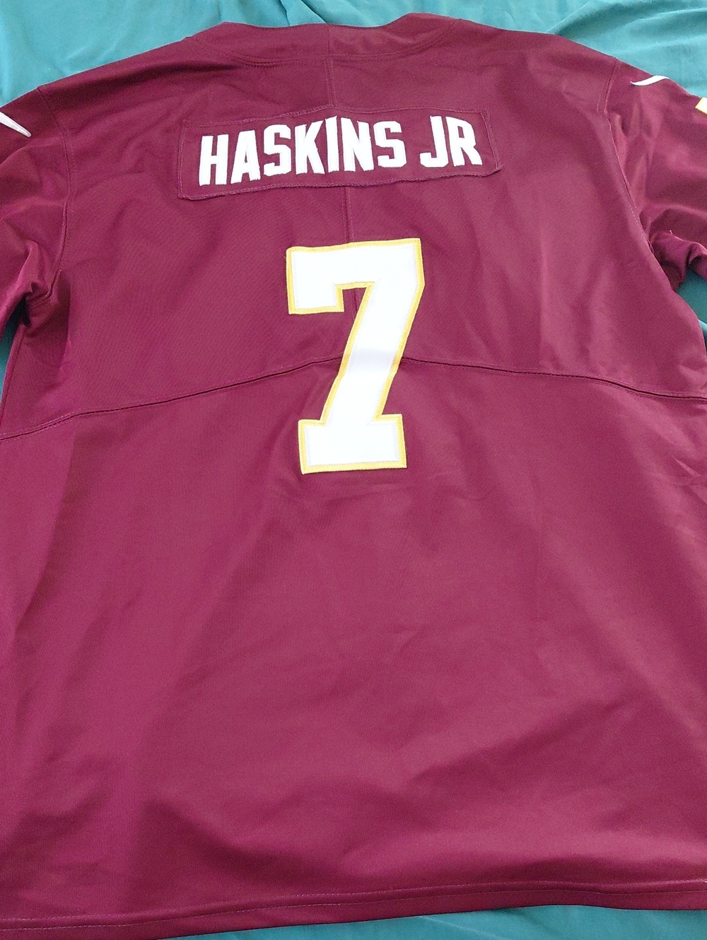 Washington Redskins Nike Mens Dwayne  'Haskins Jr' Number 7 Football Jersey